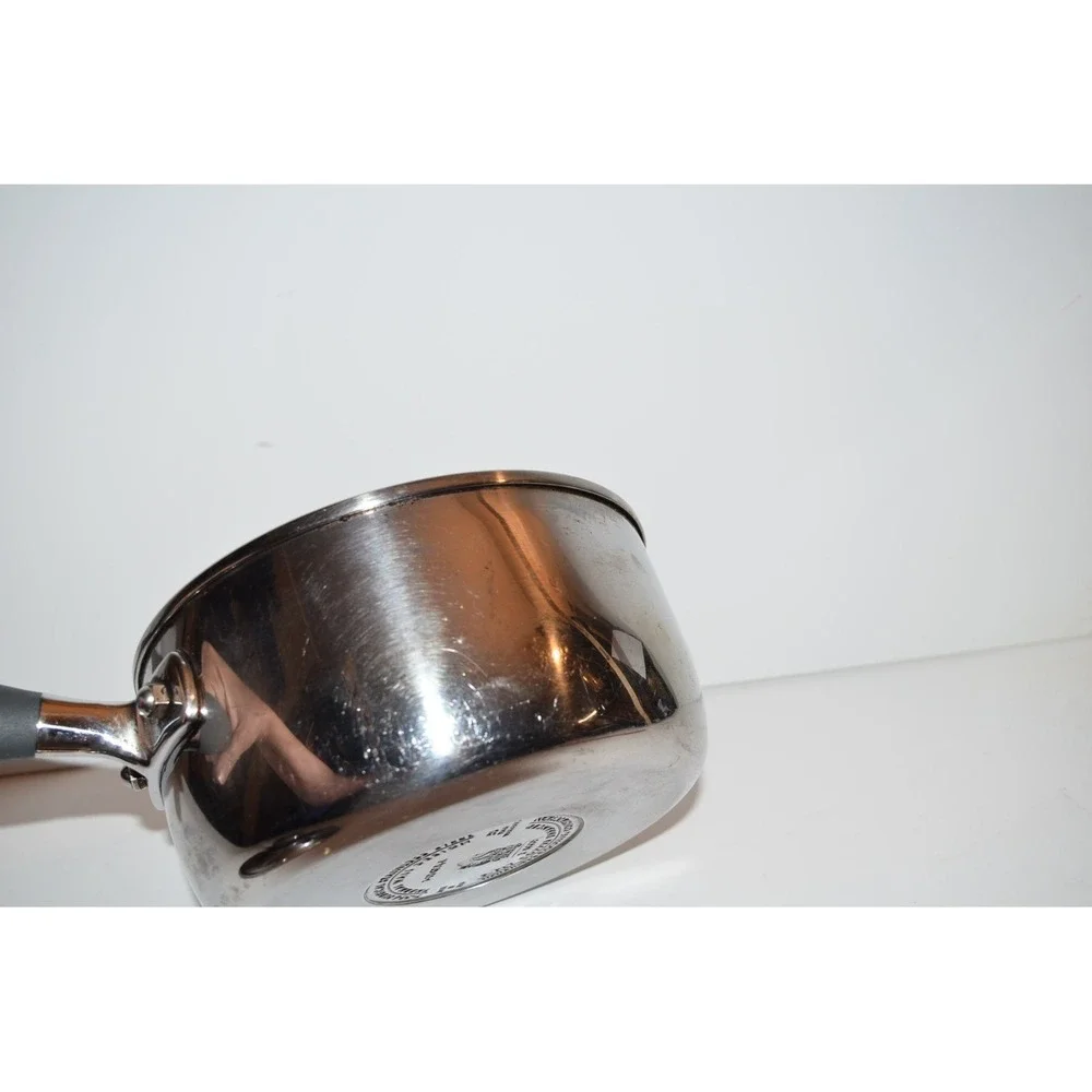 Royal Prestige 2 Qt Sauce Pan Lid T-304 Surgical Stainless Steel 9-ply Italy